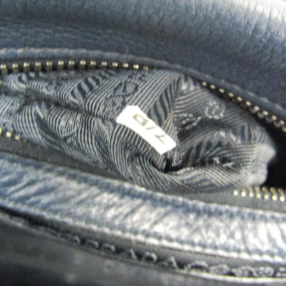 PRADA Blue Leather Shoulder Bag - Picture 14 of 14